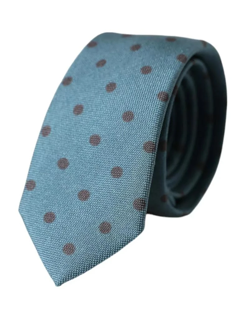 Dolce 
Gabbana Polka Dot Silk Adjustable Men Men
s Tie
