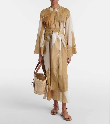 JOHANNA ORTIZ Aqua Cruiser cotton voile kaftan 2