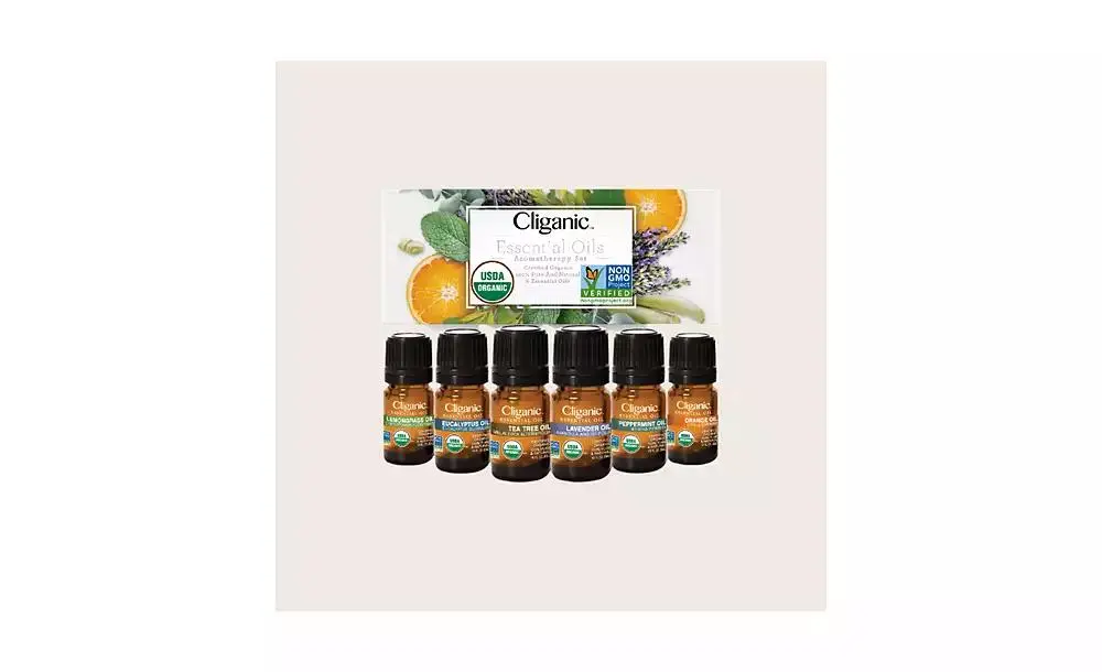 Cliganic Organic Aromatherapy Set (Top 6)