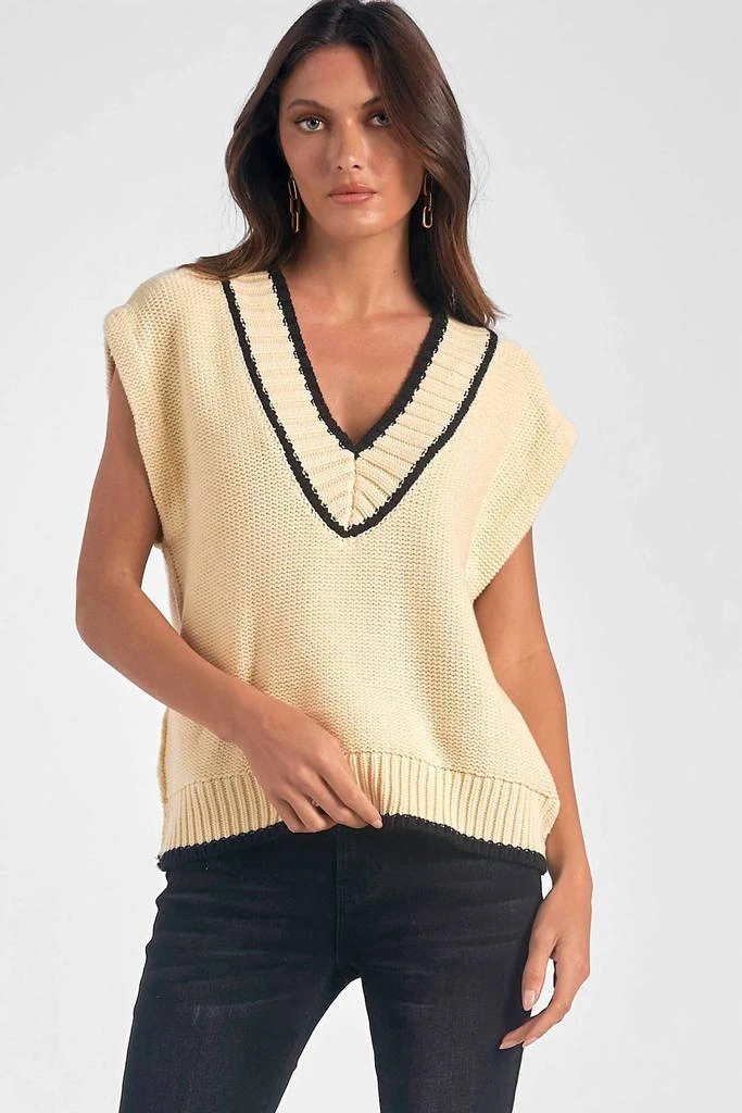 Elan Elan - V Neck Sweater 1