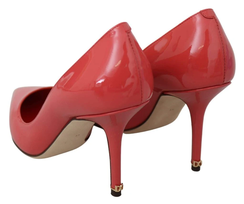 Dolce & Gabbana Dolce & Gabbana Dark Pink Patent Leather Heels Pumps 6