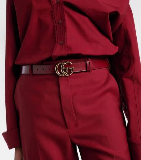 Gucci GG Marmont leather belt 2