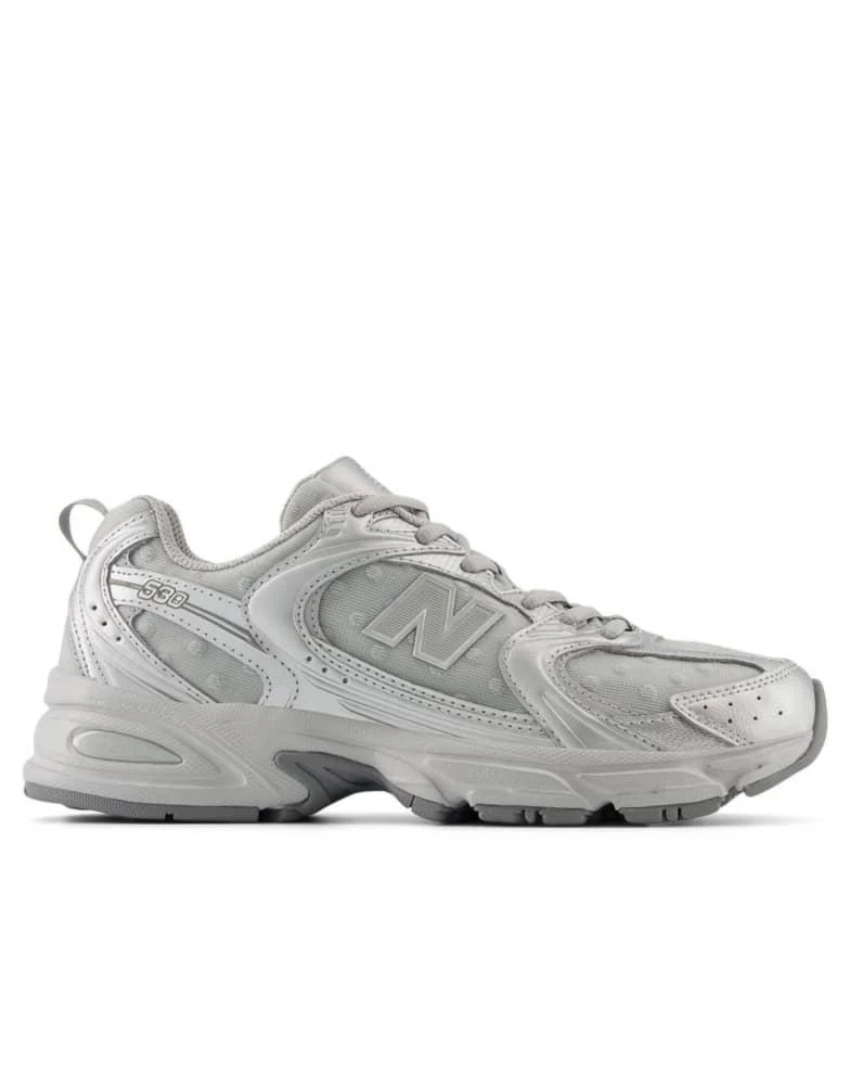 New Balance New Balance 530 trainers with polka dot detail in silver grey 1