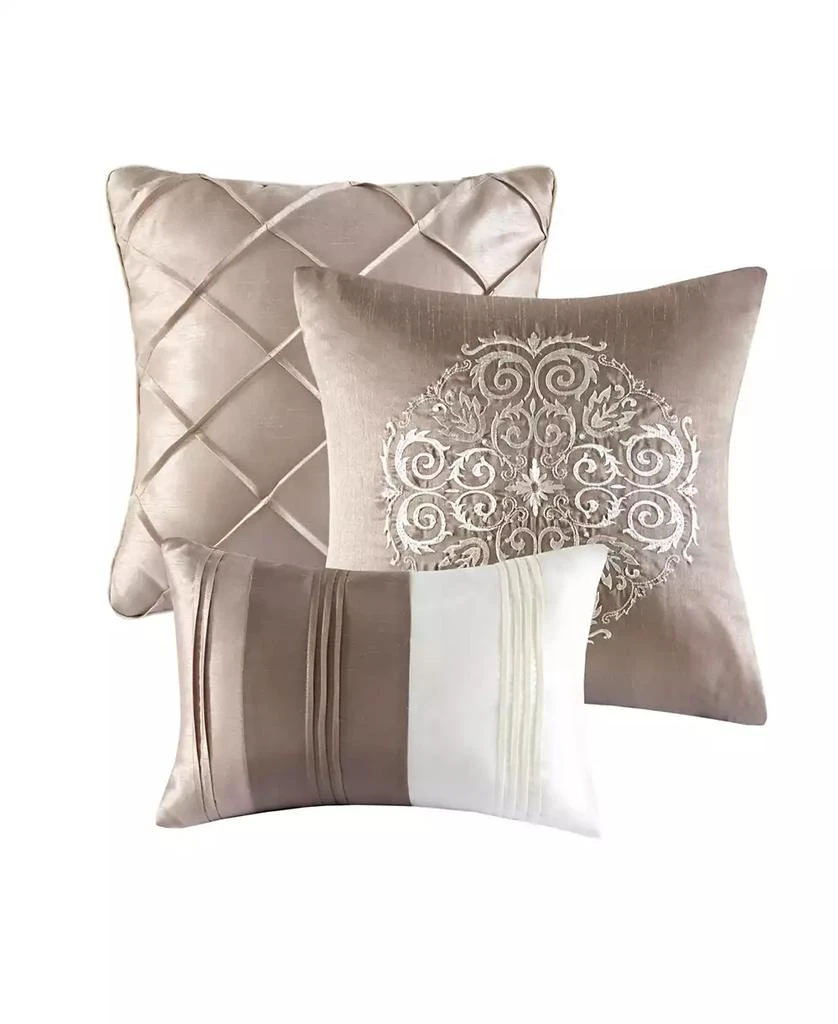 Madison Park Blaire Faux-Silk 7-Pc. Comforter Set 9