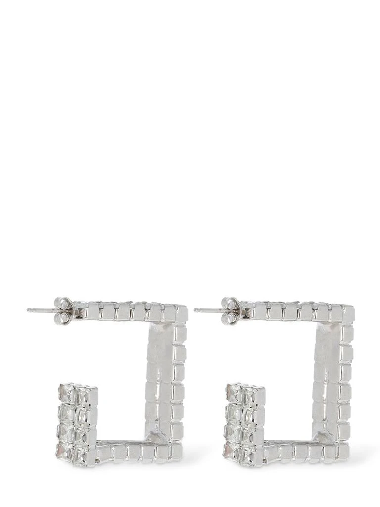 ROSANTICA Vetro Crystal Squared Hoop Earrings 3