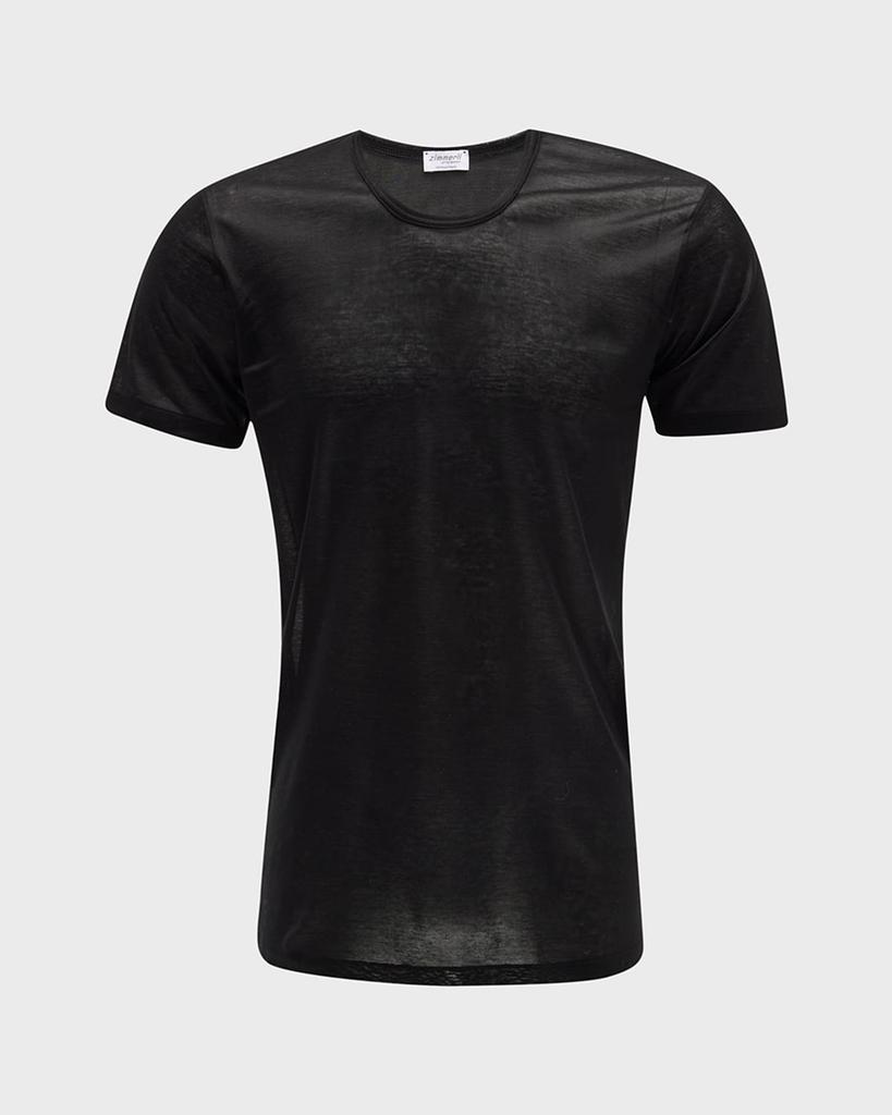 Zimmerli Men's Royal Classic Crew-Neck Cotton T-Shirt