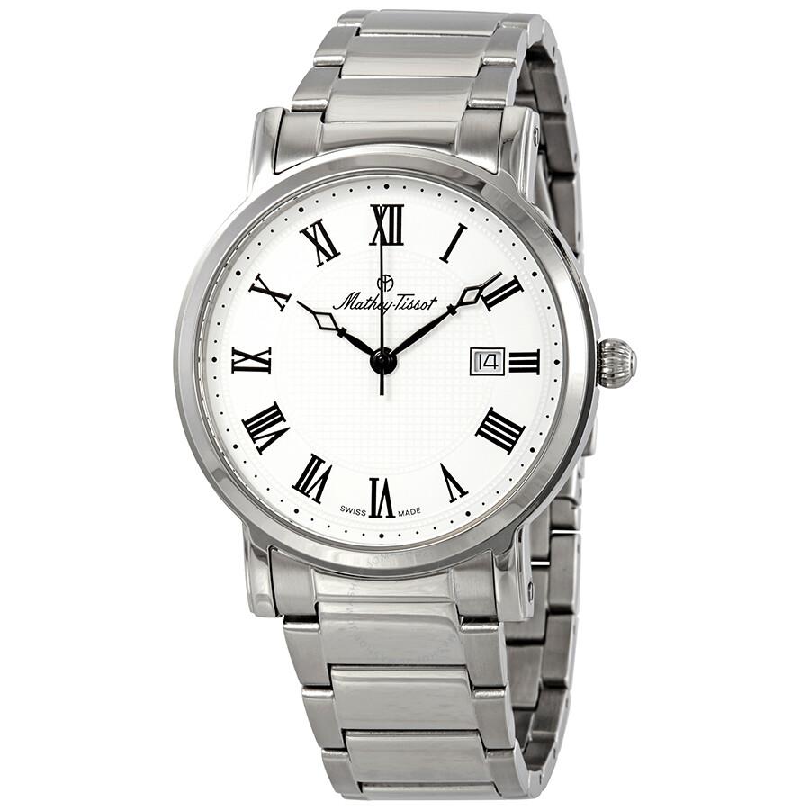 Mathey-Tissot City Metal White Dial Men's Watch HB611251MABR