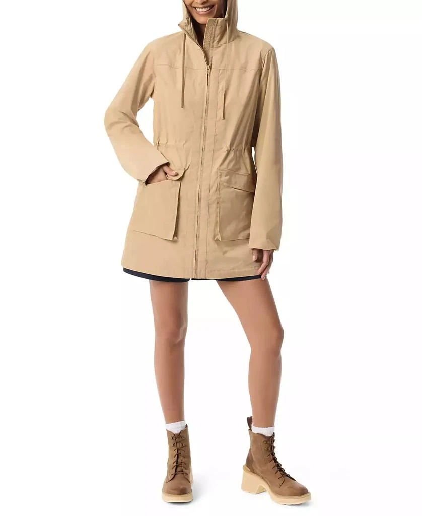 BASS OUTDOOR Women's Rain Parka Long Sleeves Jacket 4