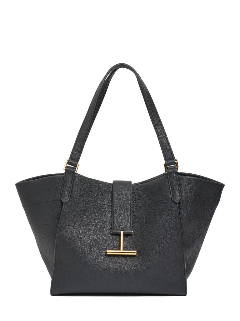 TOM FORD Medium Tara Grain Leather Tote Bag