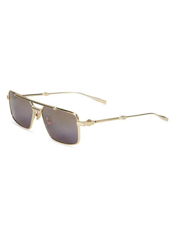 Valentino 58MM Aviator Sunglasses 2