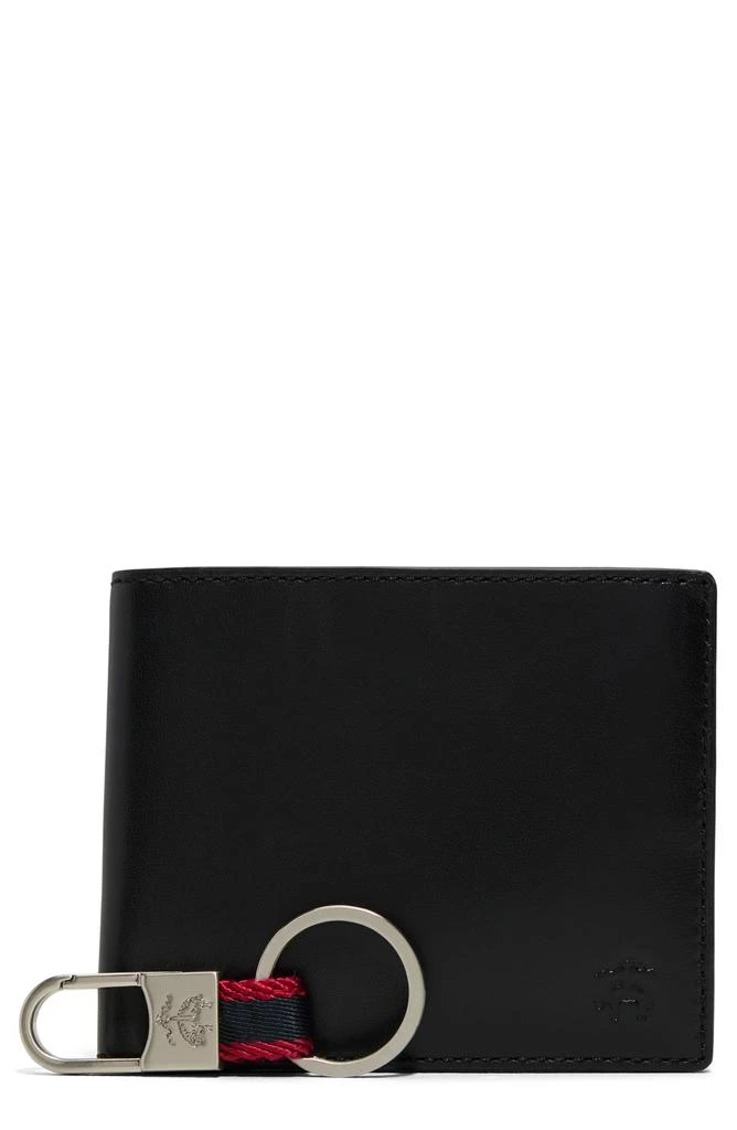 Brooks Brothers Brooks Brothers Leather Wallet & Key Chain Set