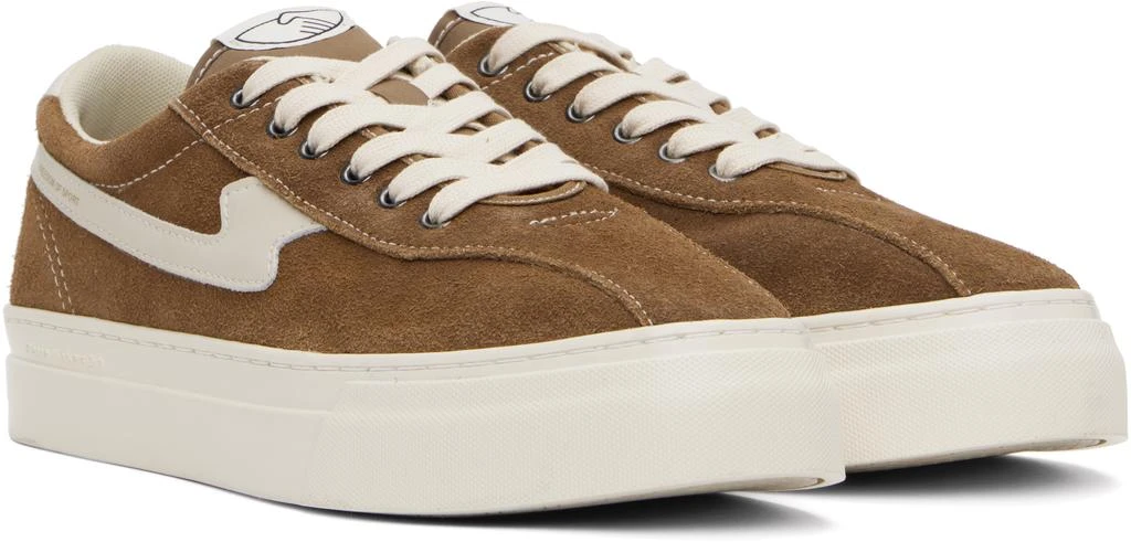 Stepney Workers Club Brown & White Dellow S-Strike Cup Suede Sneakers 4