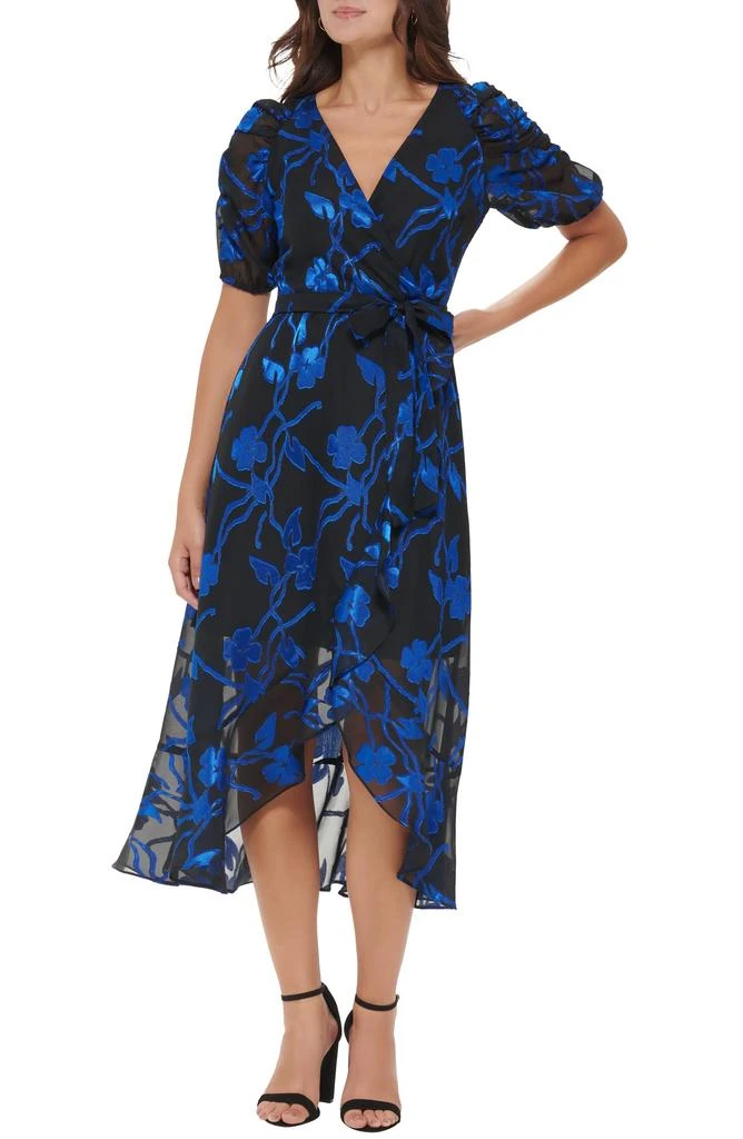 sachin and babi light blue dress Sam Edelman Faux Wrap Maxi Dress