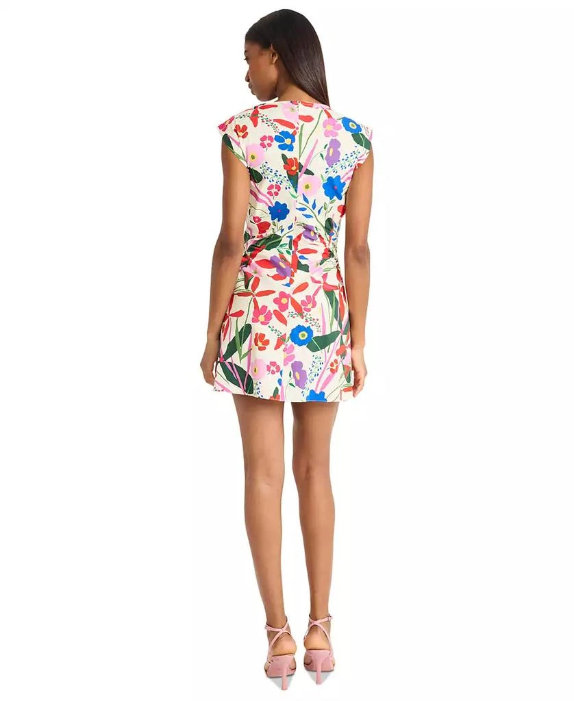 Donna Morgan Women's Floral-Print Extended-Shoulder Dress 3