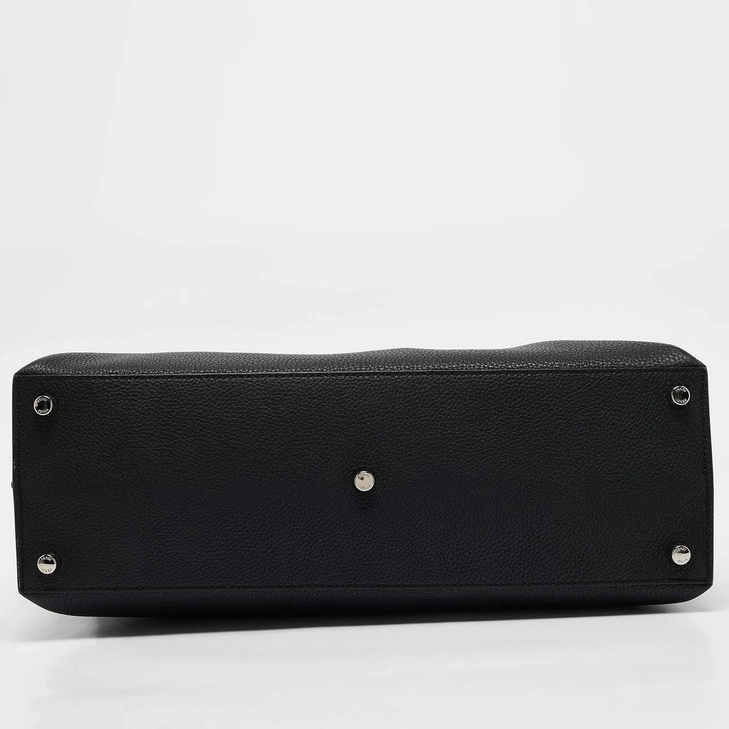 Fendi Fendi Black Leather Peekaboo Iconic Essential Bag 8