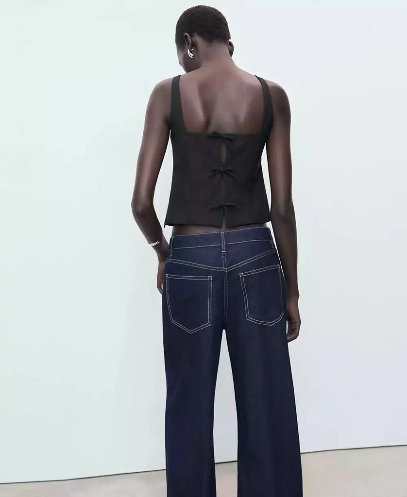 Mango Women's Back Tie Top 2