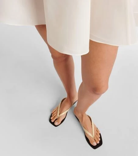 A.Emery Kinto leather thong sandals 4