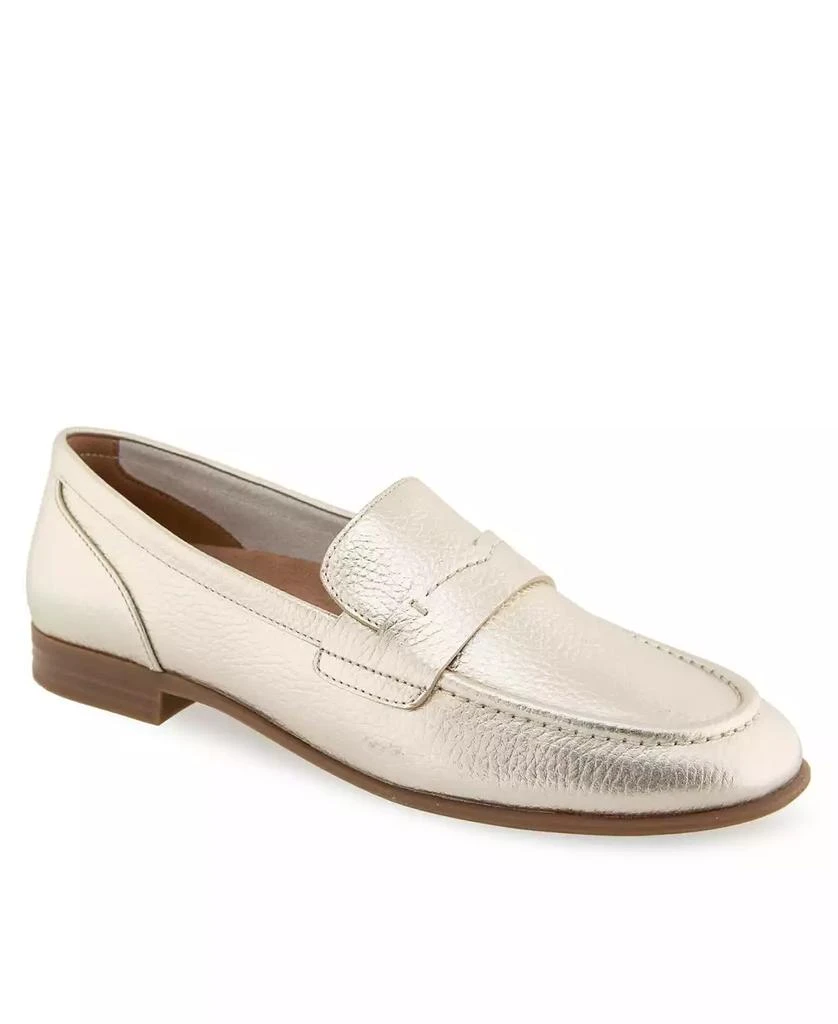 Aerosoles Women's Winona Almond Toe Loafer Flats 1
