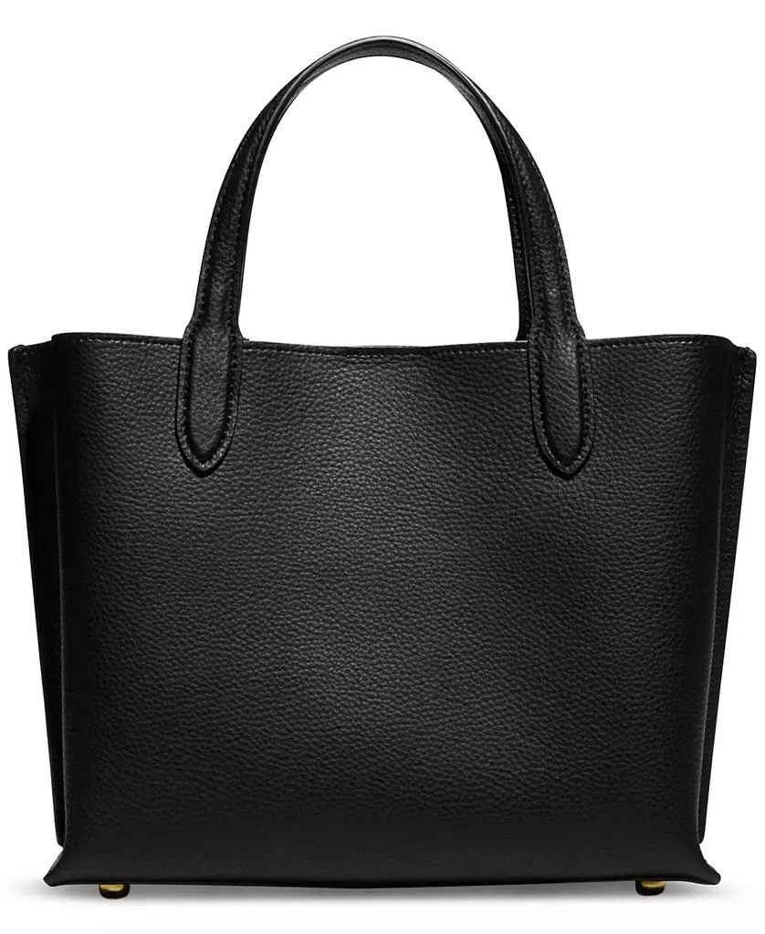 Coach Polished Pebble Leather Willow Tote 24 with Convertible Straps 4