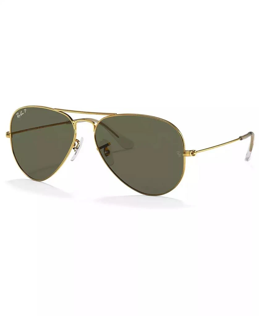 Ray-Ban Unisex Polarized Sunglasses, RB3025 AVIATOR CLASSIC 1