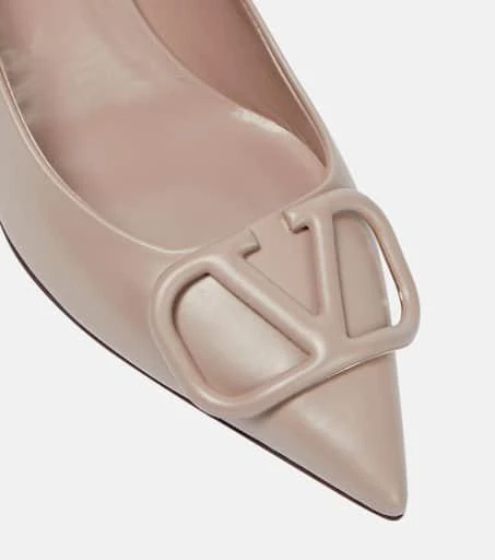 Valentino VLogo leather pumps 6