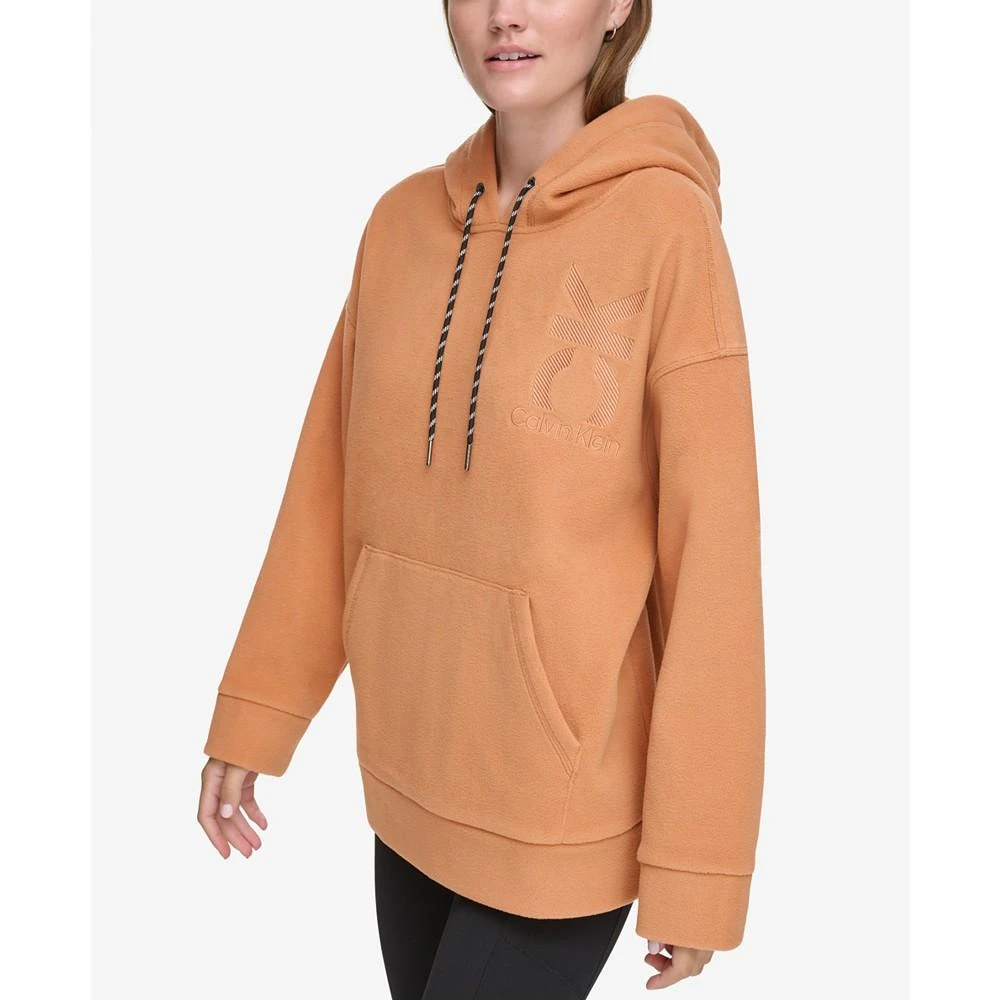 Calvin Klein Women's Embroidered Fleece Hoodie 3