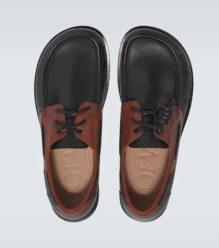 Loewe Campo leather boat shoes 3