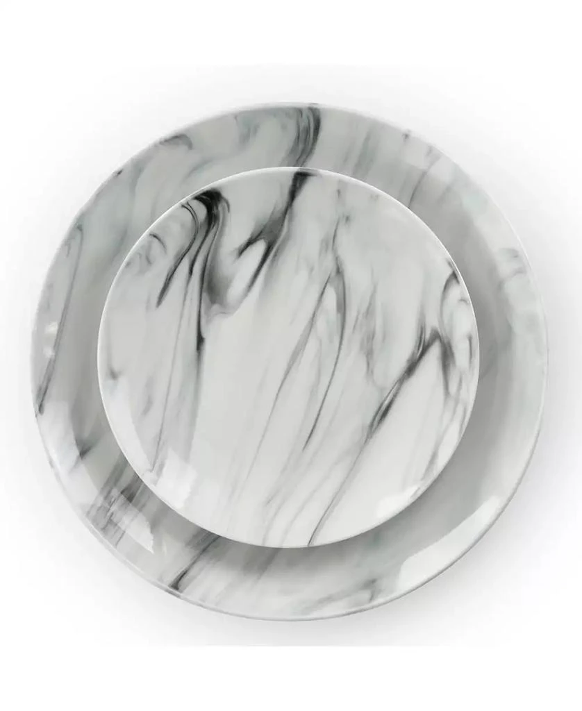 Elama Fine Marble 16 Pc. Dinnerware Set, Service for 4 5