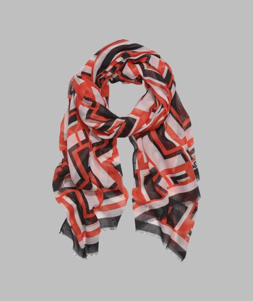 Karl Lagerfeld Paris DOUBLE L OVERSIZED WRAP PARFAIT PINK 1