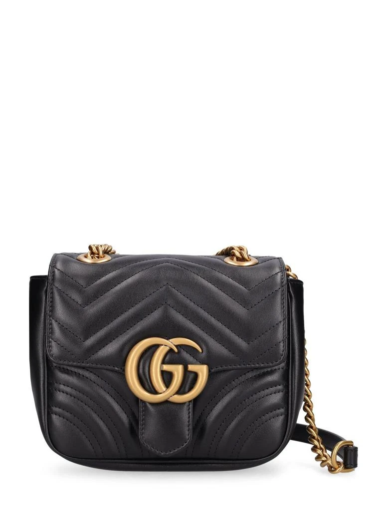 GUCCI Mini Gg Marmont Leather Shoulder Bag 1