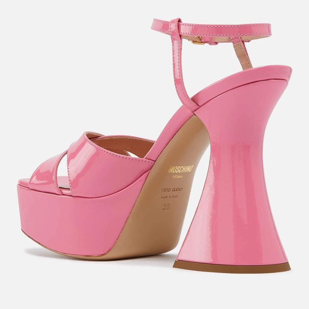 Moschino Women’s Patent Leather Platform Sandals 3