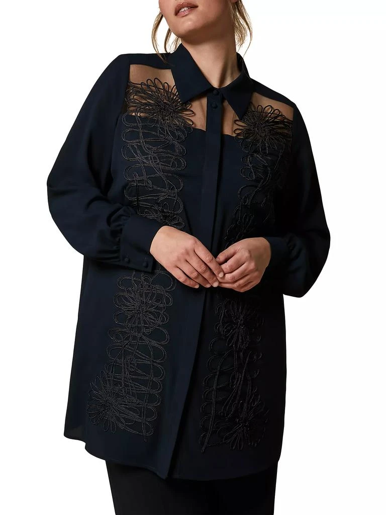 Marina Rinaldi Plus Zambra Embroidered Tunic 3