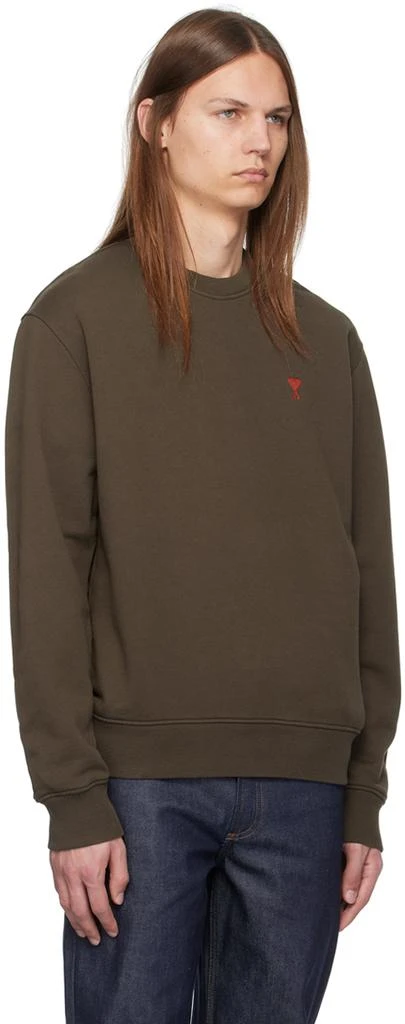AMI Brown Ami de Coeur Sweatshirt 2