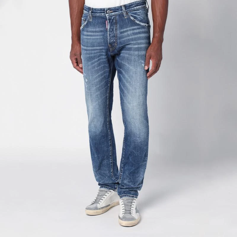 DSQUARED2 Blue washed-out denim jeans 3