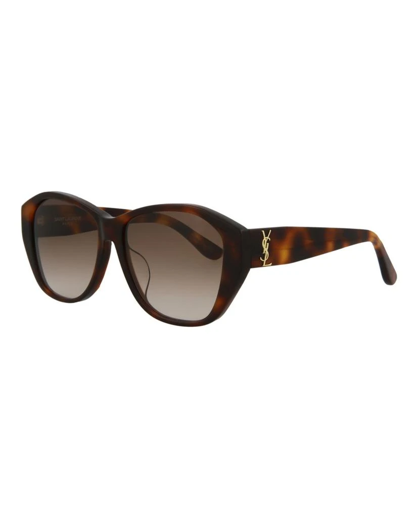 Yves Saint Laurent Round-Frame Acetate Sunglasses 2