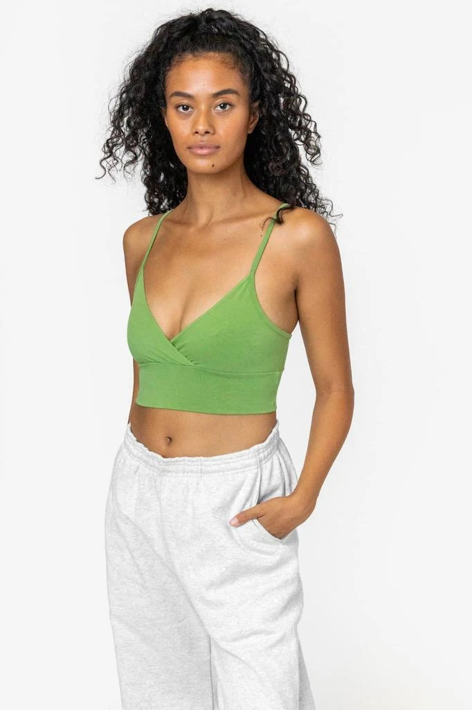 Los Angeles Apparel 83076GD - Crossover Wrap Crop Top 9