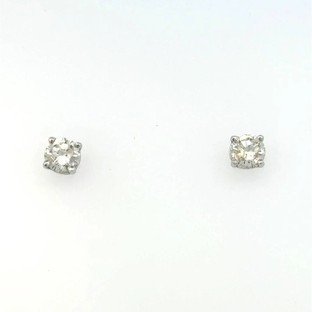 AAMIAA Aamiaa - 0.75 Carat Natural Diamond Round Brilliant Stud Earrings