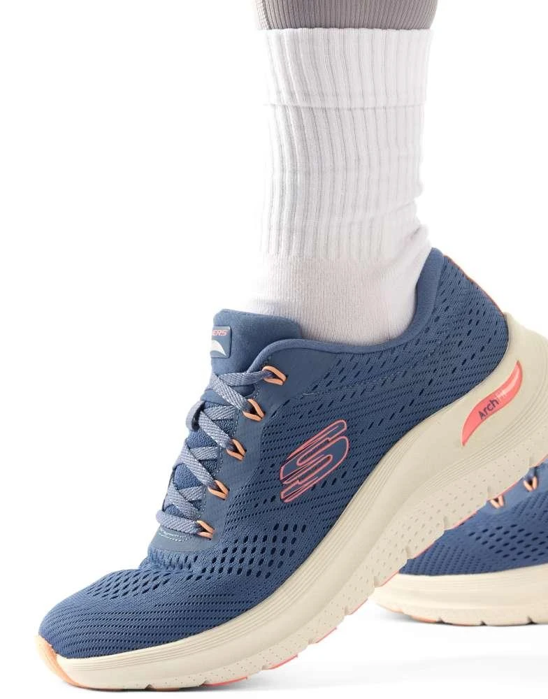 SKECHERS Skechers Arch fit 2.0 - big league trainers in blue 4