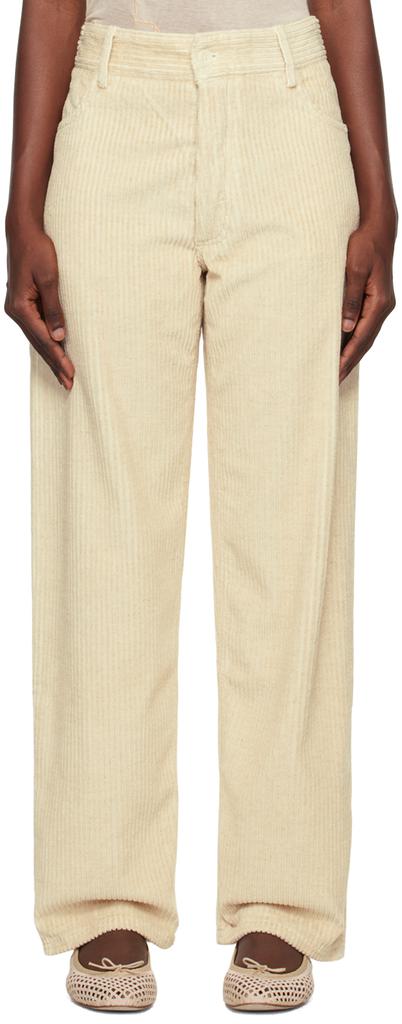 Baserange Blue Limber Lounge Pants - Trousers - BeyondStyle