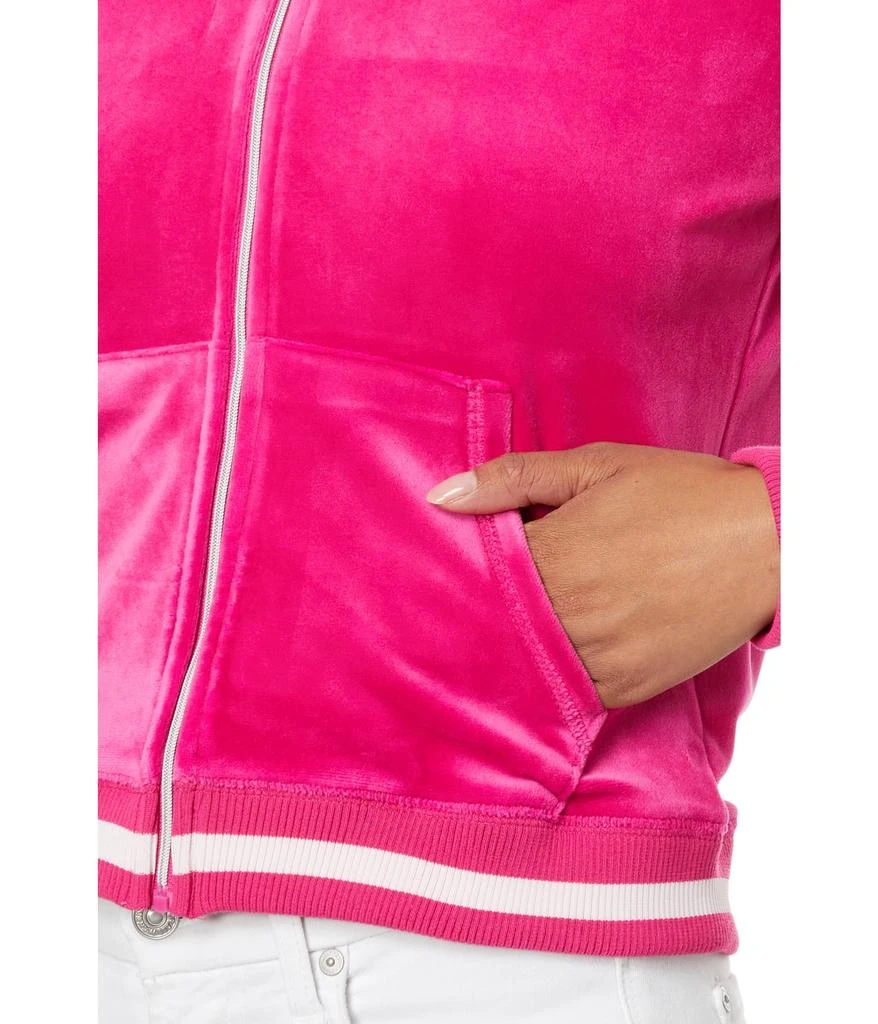 Juicy Couture Heritage Rib Trim Track Pants with Contrast Rib 3