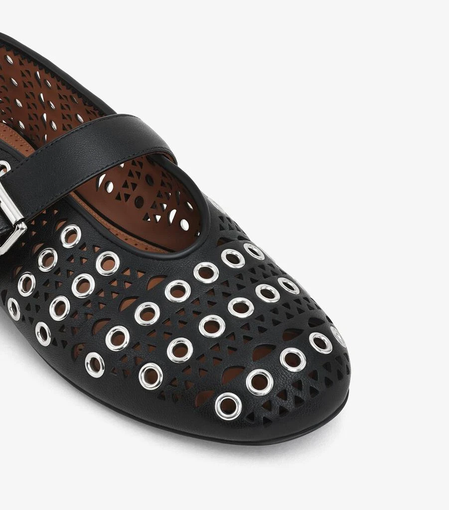 Alaïa Leather Vienne Ballet Flats 4