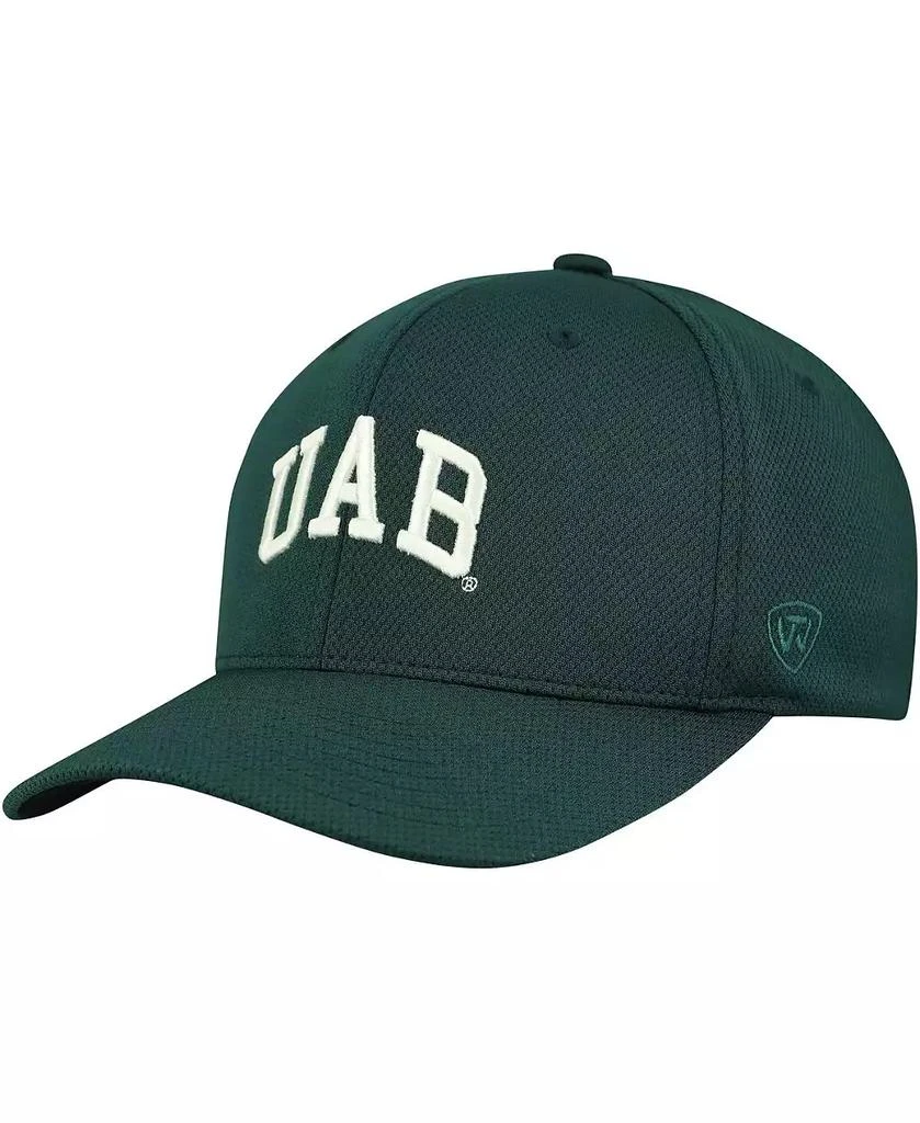 Top of the World Men's Green UAB Blazers Reflex Hybrid Tech Flex Hat 3
