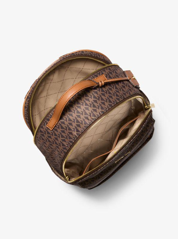 undefined Sable Large Printed Signature Logo Backpack