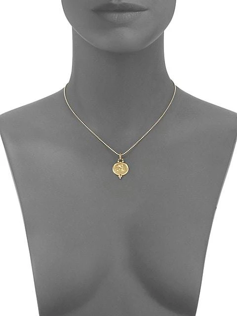 Temple St. Clair Florence86 18K Yellow Gold Medium Pendant 3