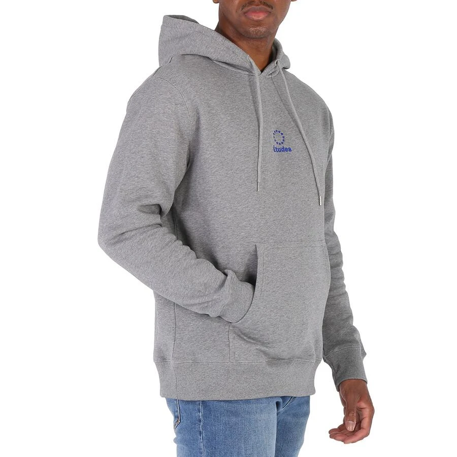 Etudes Men's Heather Grey Klien Logo Hoodie 2