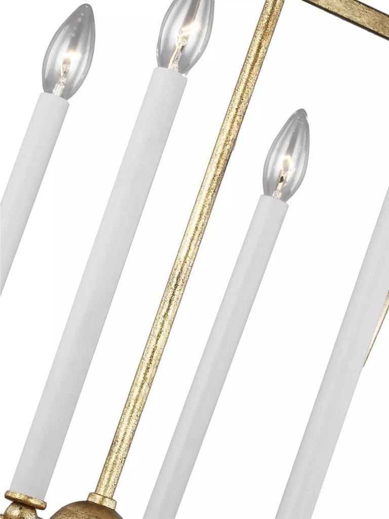 Chapman & Myers Visual Comfort Studio Stonington Lantern Chandelier 5