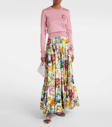 Dolce 
Gabbana DG floral cutout sandals 3