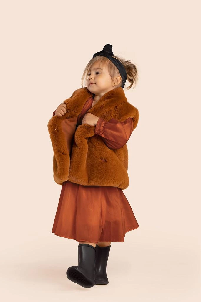 Omamimini Girls Special Occasion Layered Organza Dress 3