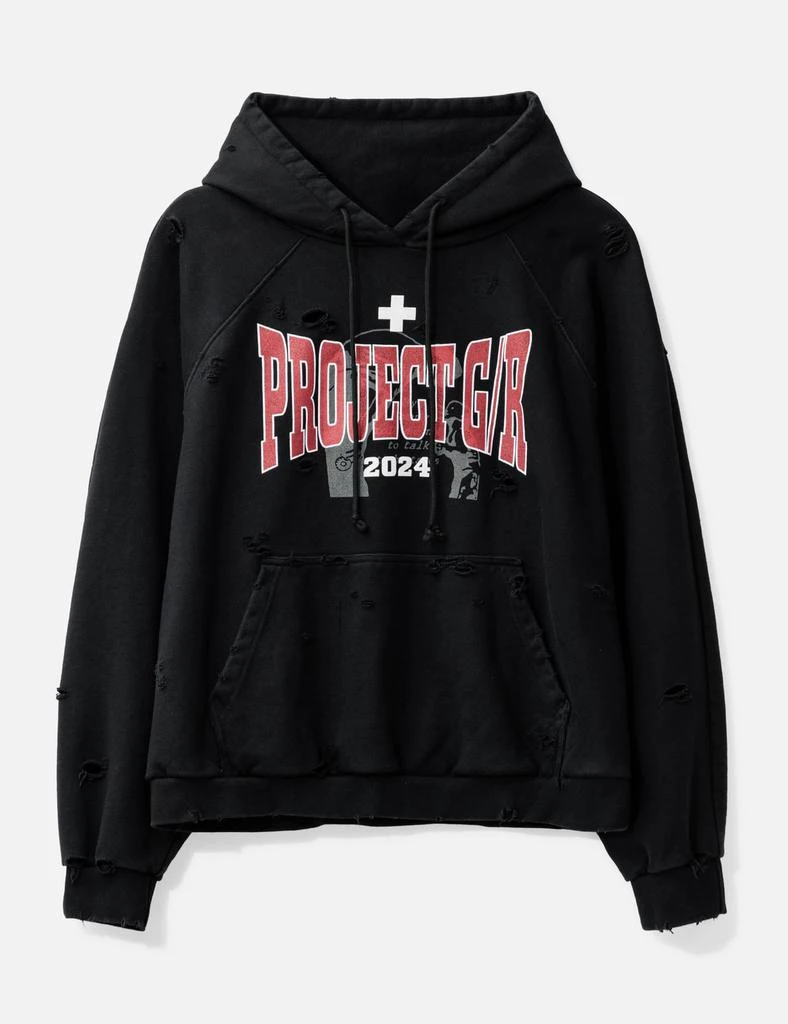 PROJECT G/R Two-Faced Washed Hoodie 4