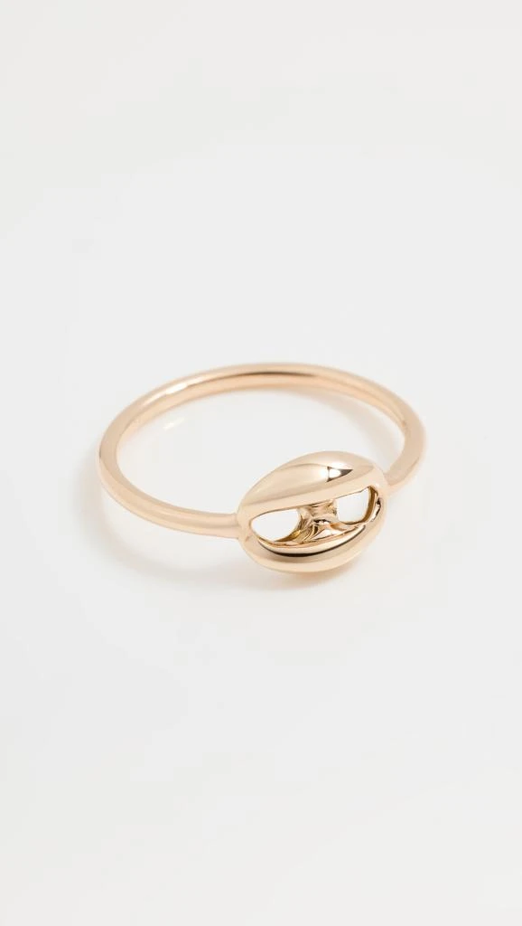 Zoe Chicco 14k Gold Single Large Puffed Mariner Link Ring 1